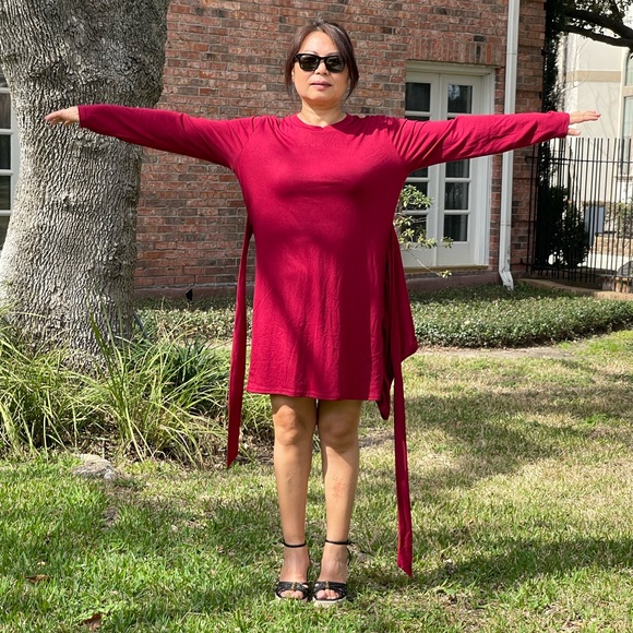 NWT women’s long sleeves jersey dress size XL - Picture 2 of 13